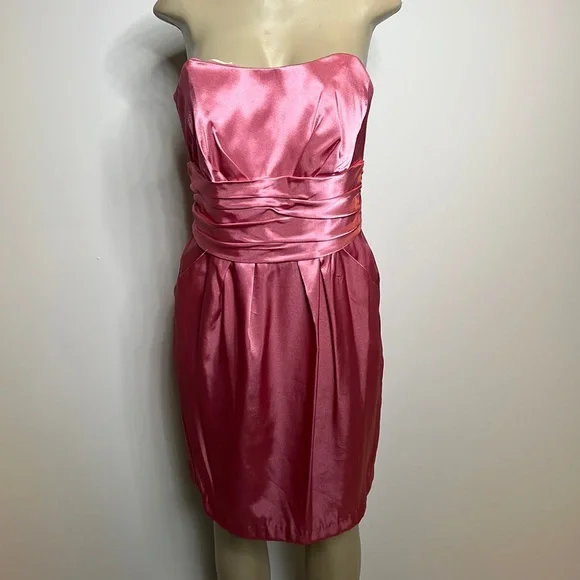 David's Bridal | Dresses | Davids Bridal Size Pink Satin Dress Too Big For  Mannequin | Poshmark